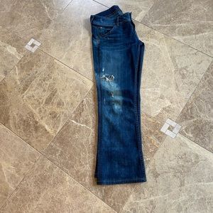 Hudson jeans women’s size 29 used.   Distressed. Flare